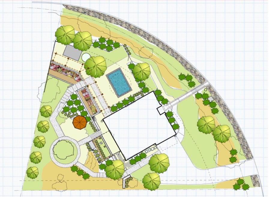 OAK HILL SCHEMATIC SITE PLAN